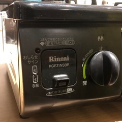 Rinnai 2口　ガスコンロ　ガステーブル　2014年製　都市ガス用　RT31NHS-Rの画像