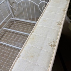 おしゃれなパイプベットの画像