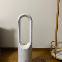 電気ストーブ セラミックヒーター 温風・送風 ホワイトの画像