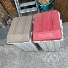 分別用ゴミ箱フタ付き、中古2個の画像