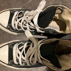 コンバースオールスター ハイカットスニーカー 黒の画像