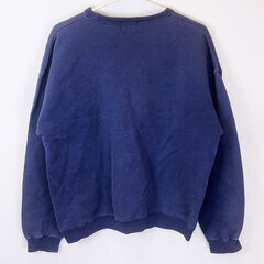 FLY BEANS フライビーンズ コットン トレーナー 刺繍 ネイビー メンズの画像