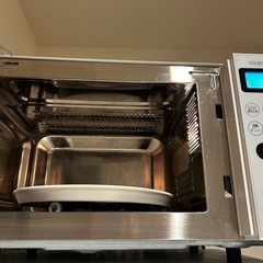 【美品】電子レンジ 15L｜アイリスオーヤマ MO-T1501-W｜オーブン・グリル対応｜ホワイトの画像