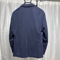 夏用　スーツ　上下　ネイビーの画像