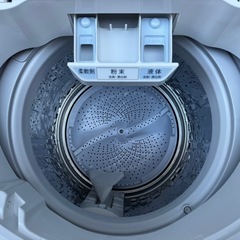 12月13日配送🉐AB26⭐️2021年製★シャープ　洗濯機　8KG 大型　インバーター 大容量　大型の画像