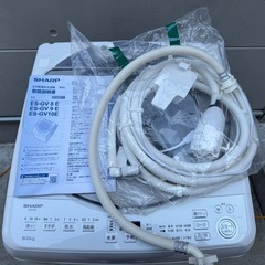 12月13日配送🉐AB26⭐️2021年製★シャープ　洗濯機　8KG 大型　インバーター 大容量　大型の画像