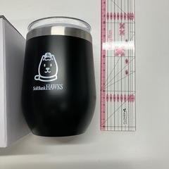 【新品未使用】SoftBank HAWKS ステンレスタンブラー 黒 お父さん非売品の画像