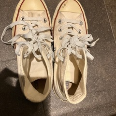 コンバースオールスター ハイカットスニーカー 白の画像