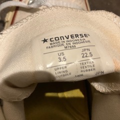 コンバースオールスター ハイカットスニーカー 白の画像