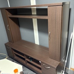 木目調テレビ台の画像