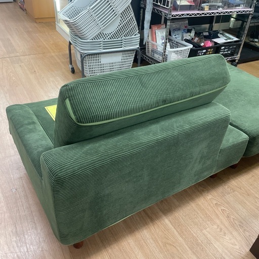 ☆ドリーム荒牧店☆ジモティー割引有☆【クリーニング済み】2Pコンパクトソファー/現状販売