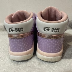 ムーンスター　キャロット　ハイカット19.0 パープル  の画像