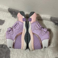 ムーンスター　キャロット　ハイカット19.0 パープル  の画像