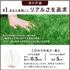 人工芝　切れ端の画像