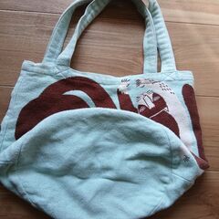 ネコ柄　トートバッグの画像