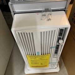 未使用品 KOIZUMI ウインド型 ルームエアコン 窓用1905-E8ホワイトの画像