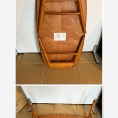 折れ脚センターテーブル　 ノルン 不二貿易の画像