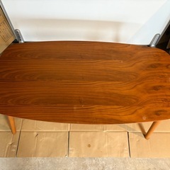 折れ脚センターテーブル　 ノルン 不二貿易の画像