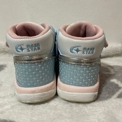 ムーンスター　キャロット　ハイカット19.0 サックスの画像