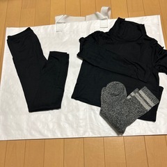 ⛷️MISTRALスキーウェア(130)🖤使用回数1〜2回の画像