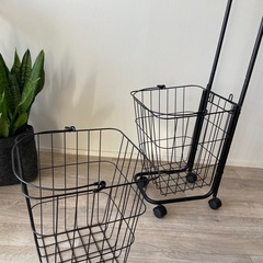 ランドリーバスケット　スチールの画像