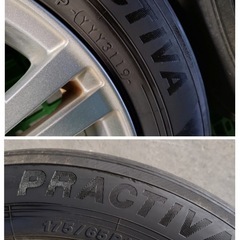 中古タイヤ2本  プラクティバ 2本 2019年製   175/65R14 PRACTIVA の画像