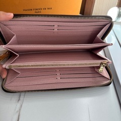 【美品】Louis Vuittonジッピー・ウォレット　ローズバレリーヌ　ピンクの画像