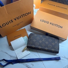 【美品】Louis Vuittonジッピー・ウォレット　ローズバレリーヌ　ピンクの画像