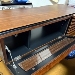テレビ台 ボード木目傷ありの画像