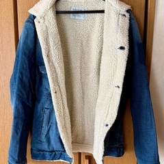 BAYFLOW ベイフロー ボア付きデニムジャケットの画像