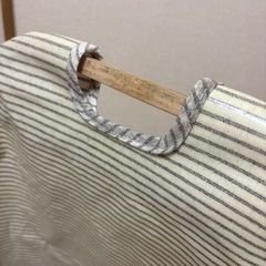 無印良品　洗濯カゴ　ランドリーバスケットの画像