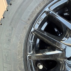 ハイゼットなどに！　アルミホイールセット　スタッドレスタイヤ　バリ山！の画像