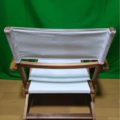 木製折り畳みローチェアの画像