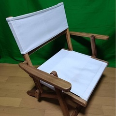 木製折り畳みローチェアの画像