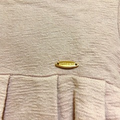 petit main フリルトレーナー 100cm（ピンク、薄紫)の画像