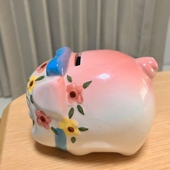 昭和レトロ ブタ 貯金箱 6cmの画像