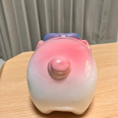 昭和レトロ ブタ 貯金箱 6cmの画像