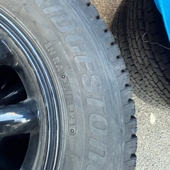 スタッドレスタイヤアルミホイールセット　ハイゼットなどに！の画像