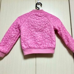 H&M キッズ ジャケット EUR110 ピンク キルティングの画像