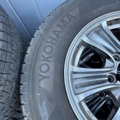 ハイエース用　スタッドレスタイヤアルミホイールセット　バリ山！の画像