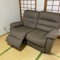 ２人用電動リクライニングソファの画像