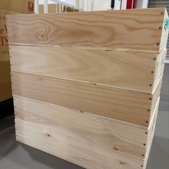 ワイン木箱フタなし200円〜の画像