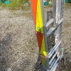 ナカオ レン太 3REN-8.0 3連伸縮ハシゴ　アウトリガーの画像