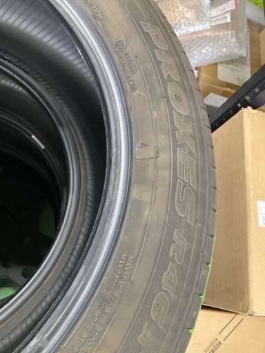 中古タイヤ TOYO PROXES  R46A 225/55R19 ４本