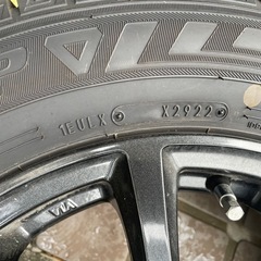 DUNLOP WINTER MAXX 15インチタイヤホイールセット22年溝の画像