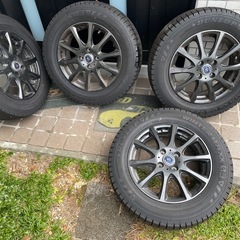 DUNLOP WINTER MAXX 15インチタイヤホイールセット22年溝の画像