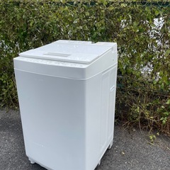 北九州市内配送無料　保証付き 東芝 TOSHIBA 全自動洗濯機 (8.0kg) ZABOON(ザブーン) グランホワイト AW-8D6の画像