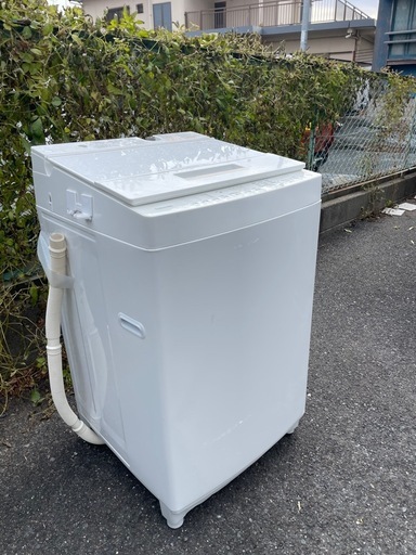 北九州市内配送無料　保証付き 東芝 TOSHIBA 全自動洗濯機 (8.0kg) ZABOON(ザブーン) グランホワイト AW-8D