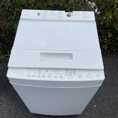 北九州市内配送無料　保証付き 東芝 TOSHIBA 全自動洗濯機 (8.0kg) ZABOON(ザブーン) グランホワイト AW-8D6の画像