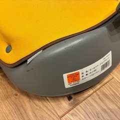 エールべべ・ジュニアシート　イエロー×グレーの画像